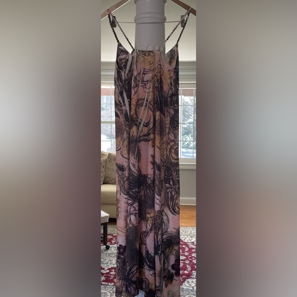 Crislinalove women : women’s long Multi Color, sleeveless summer dress. Size XL - Picture 2 of 7